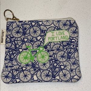 NWT MapTote Portland Coin Purse